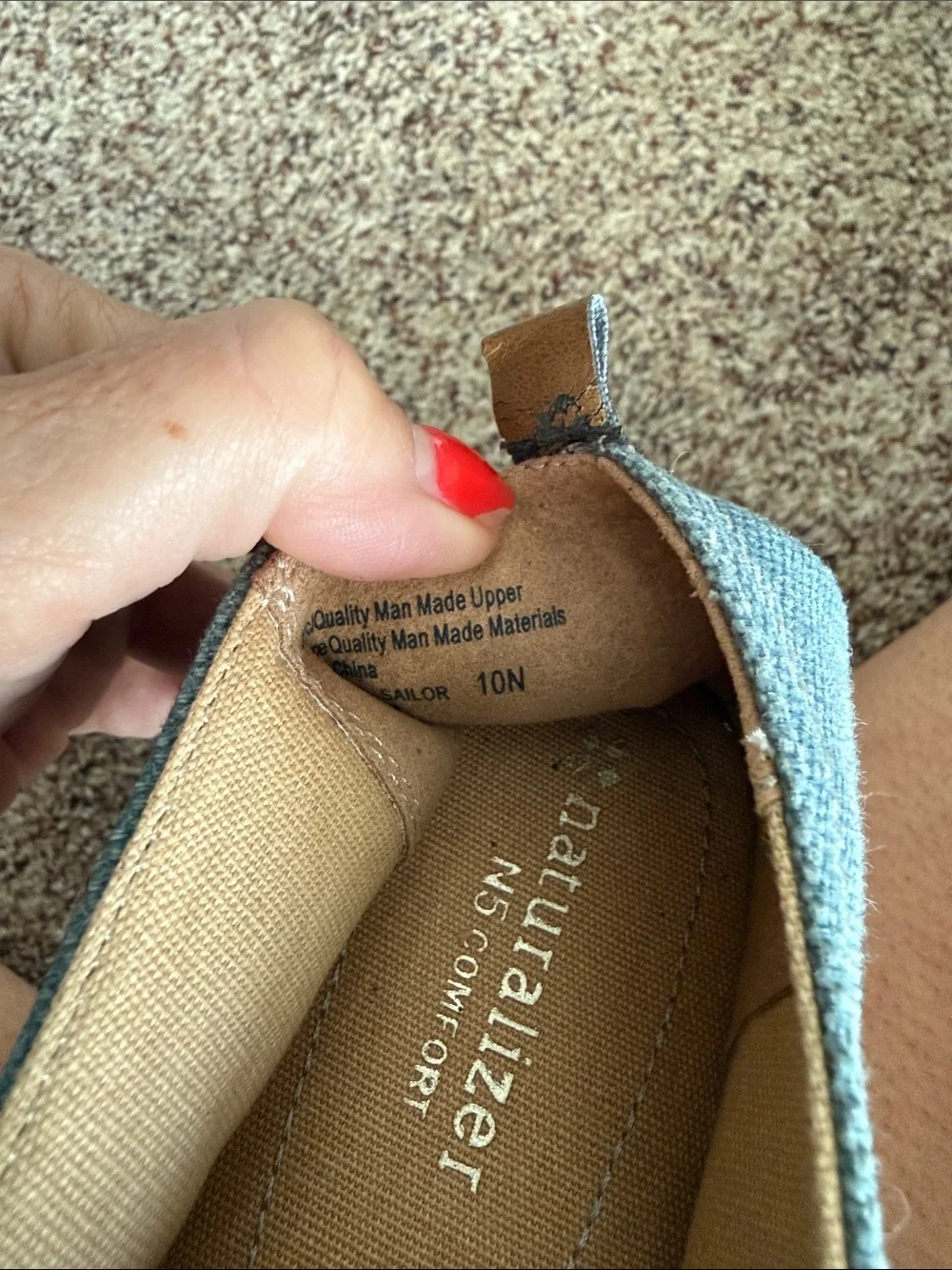 Naturalizer slip espadrille